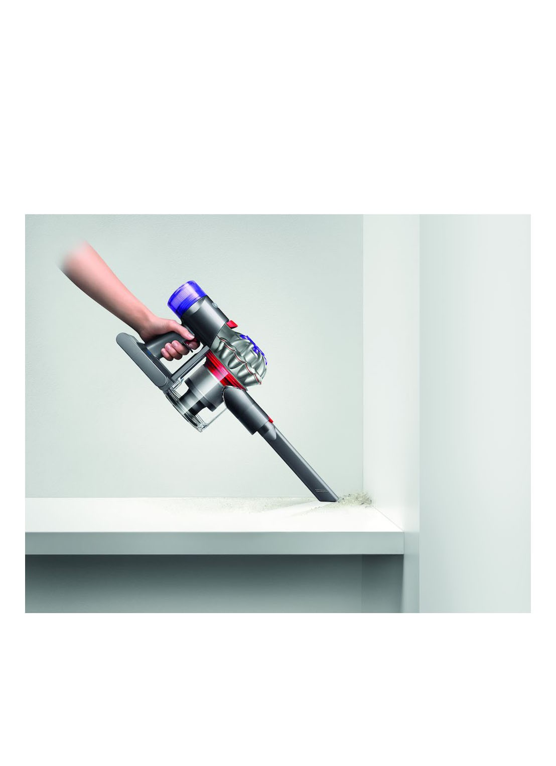 Dyson Dyson V8 steelstofzuiger 125 cm - zilver / nikkel - voorkant 5 zilver