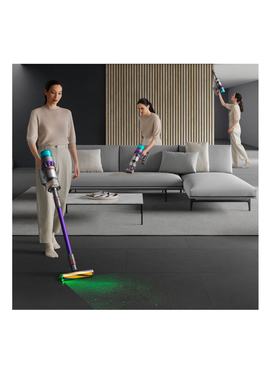 Dyson Gen5 Detect Absolute steelstofzuiger 127,6 cm - paars - detail 5 paars