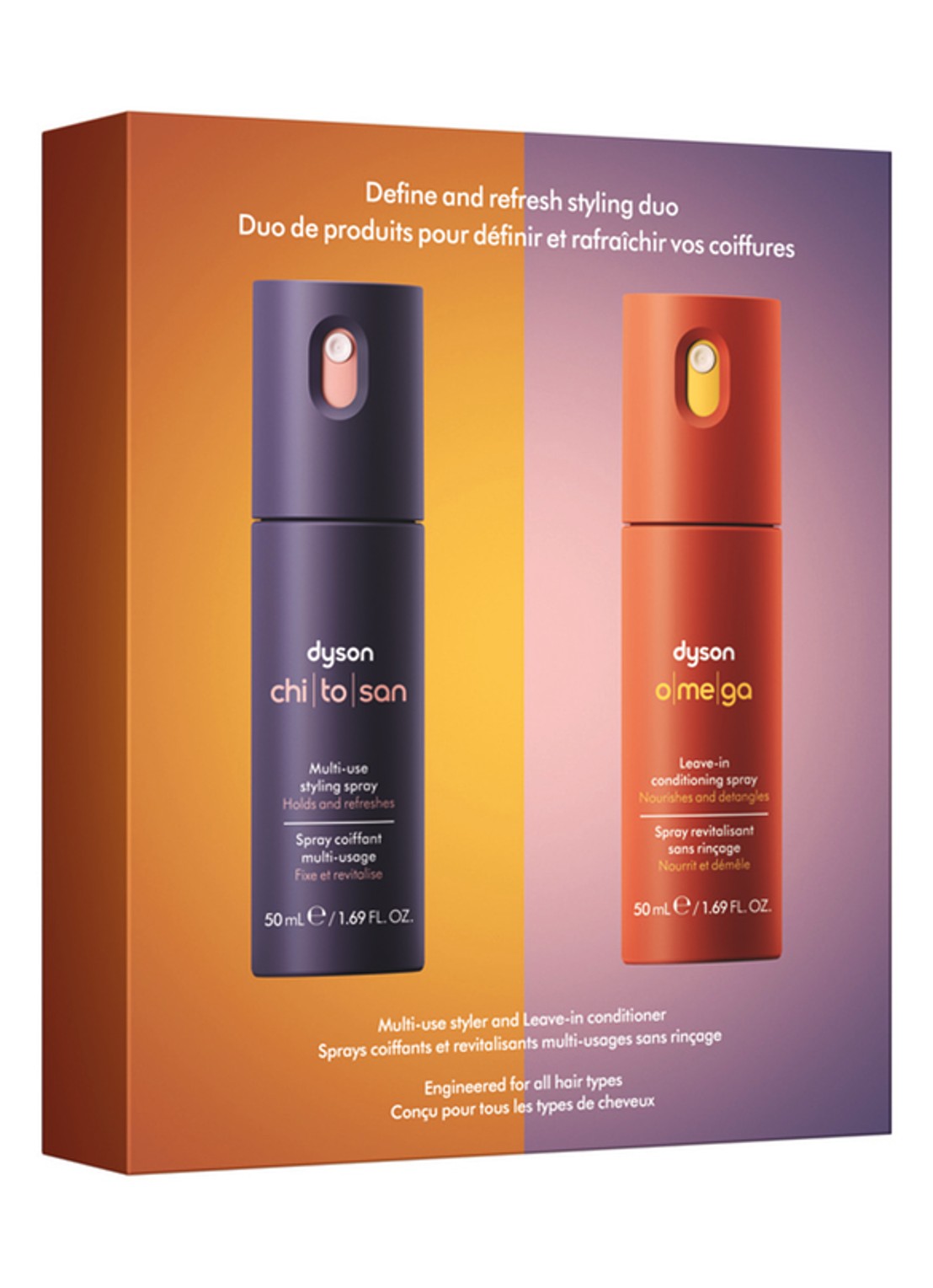 Dyson Giftset Chitosan + Omega™ - haarverzorgingsset - voorkant 2 undefined