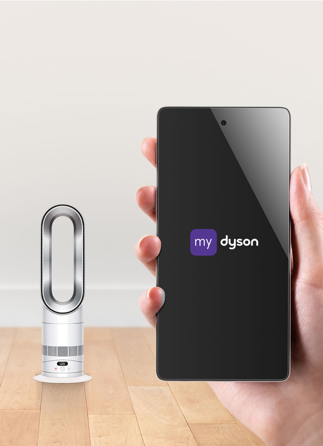 Dyson Hot+Cool™ HF1 R ventilatorverwarming - detail 4 zilver