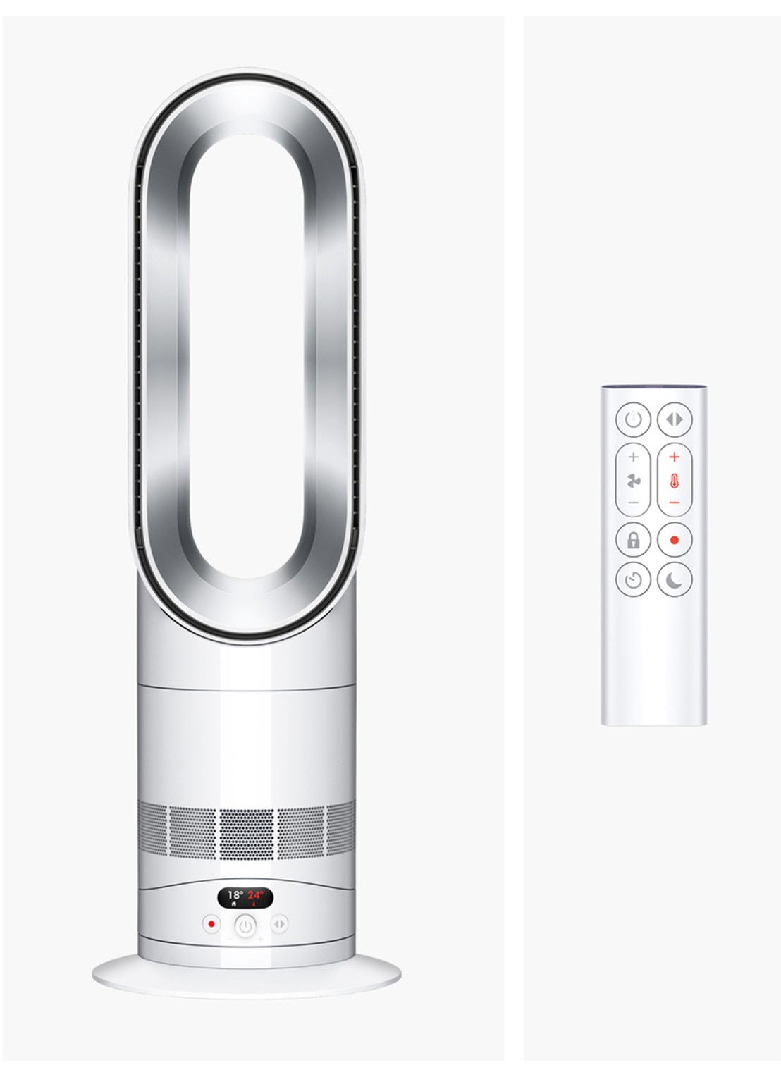 Dyson Hot+Cool™ HF1 R ventilatorverwarming - detail 6 zilver
