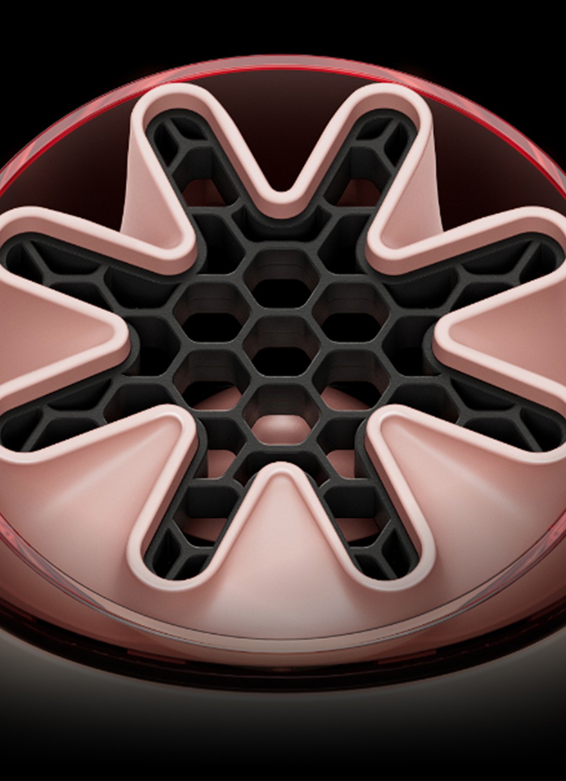 Dyson HushJet™ Mini Cool draagbare ventilator - detail 2 lichtroze