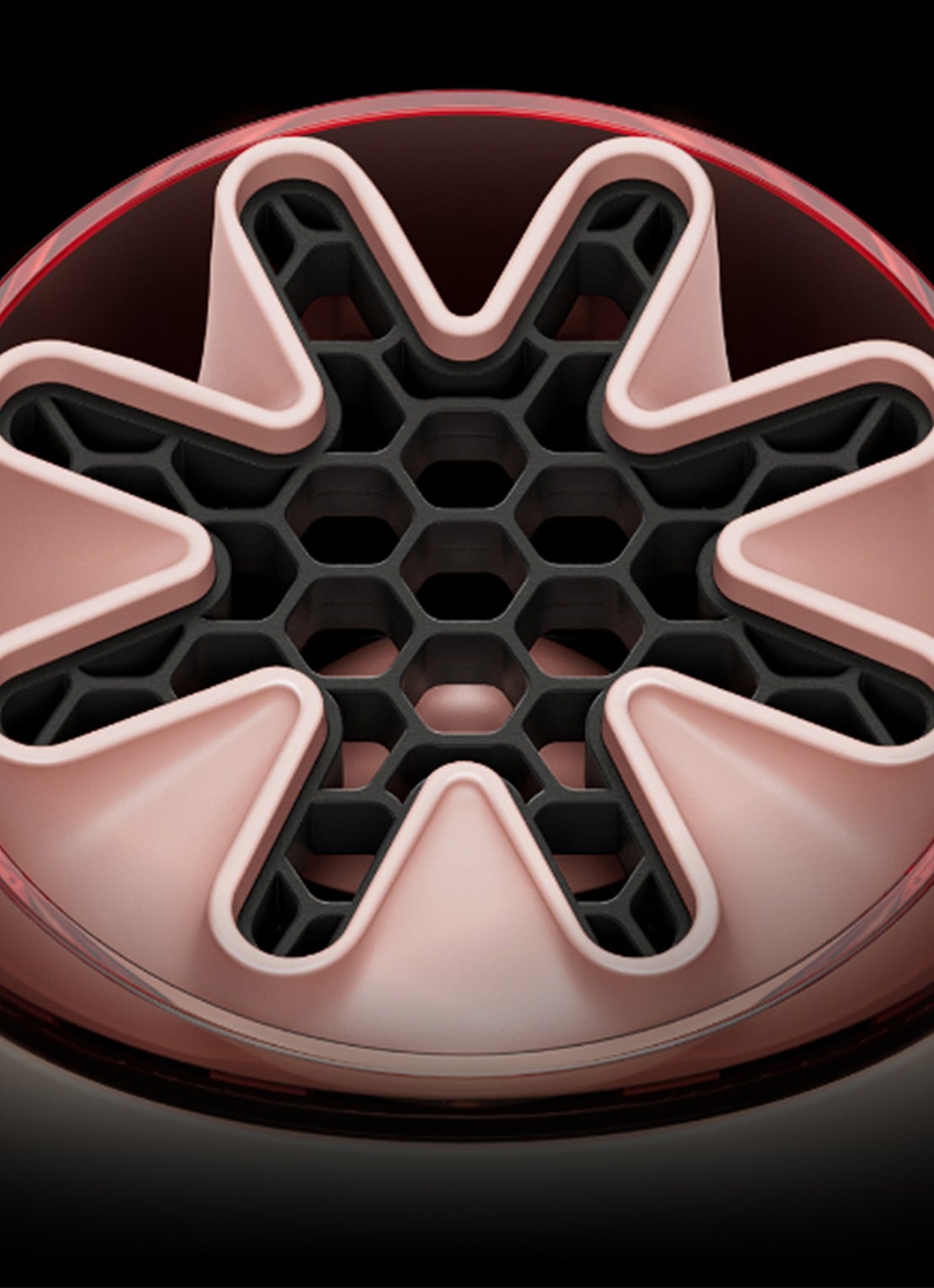 Dyson HushJet™ Mini Cool draagbare ventilator - detail 2 lichtroze