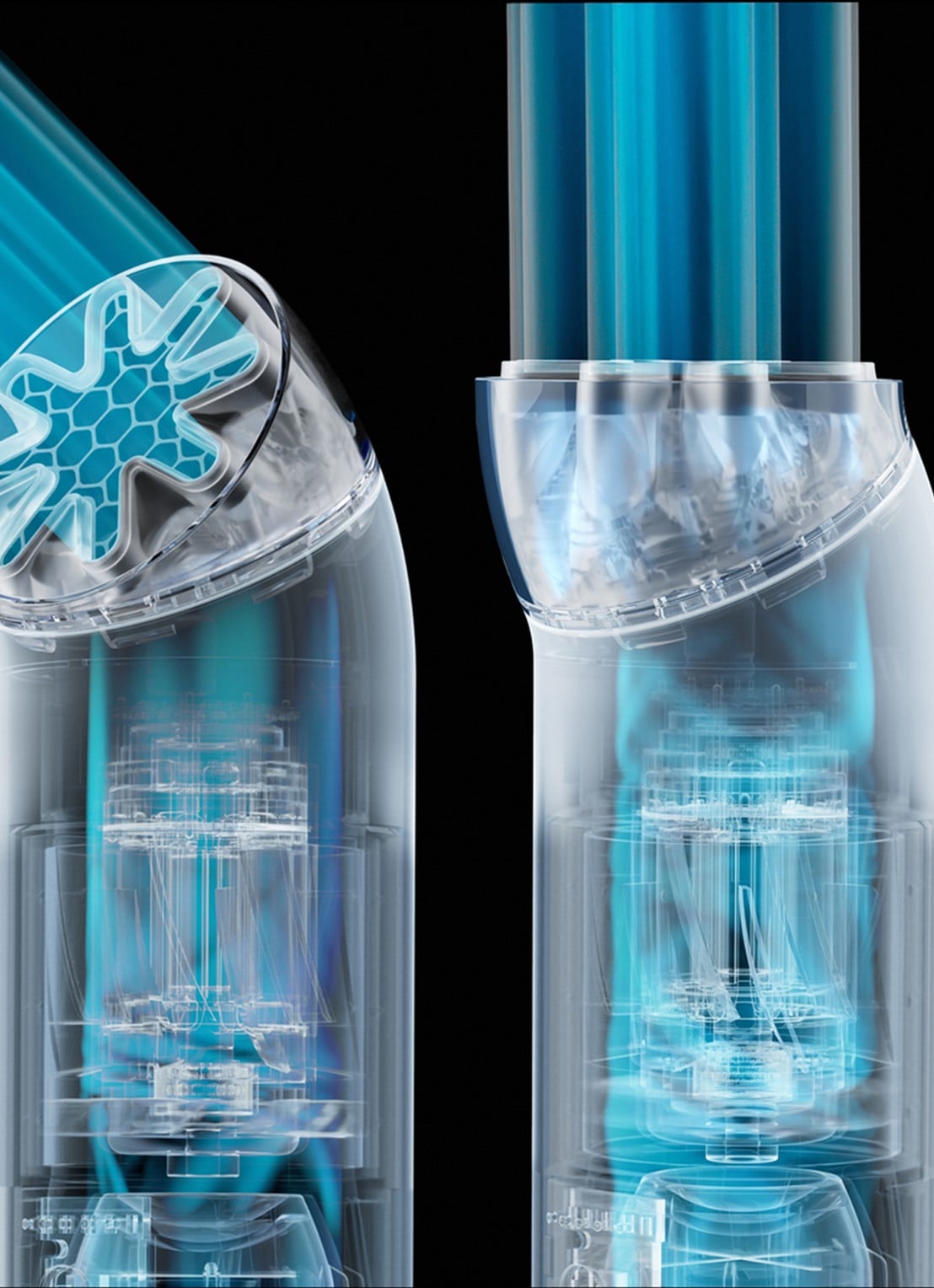 Dyson HushJet™ Mini Cool draagbare ventilator - detail 3 lichtroze
