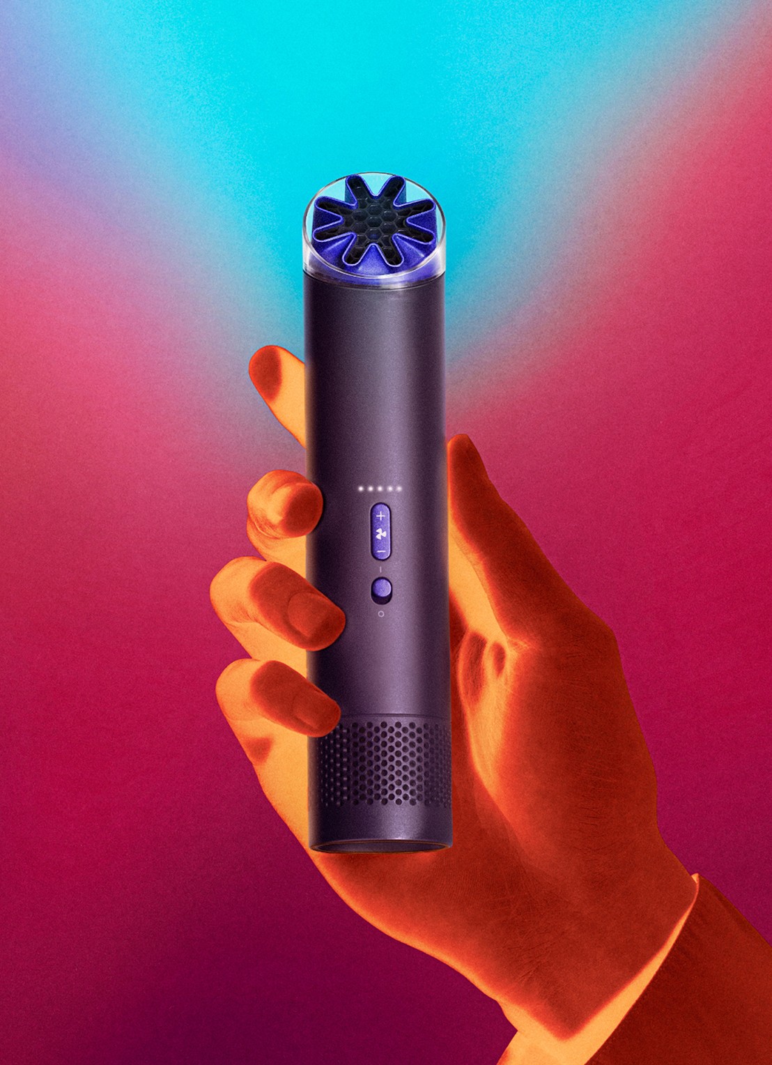 Dyson HushJet™ Mini Cool draagbare ventilator - detail 6 donkerblauw