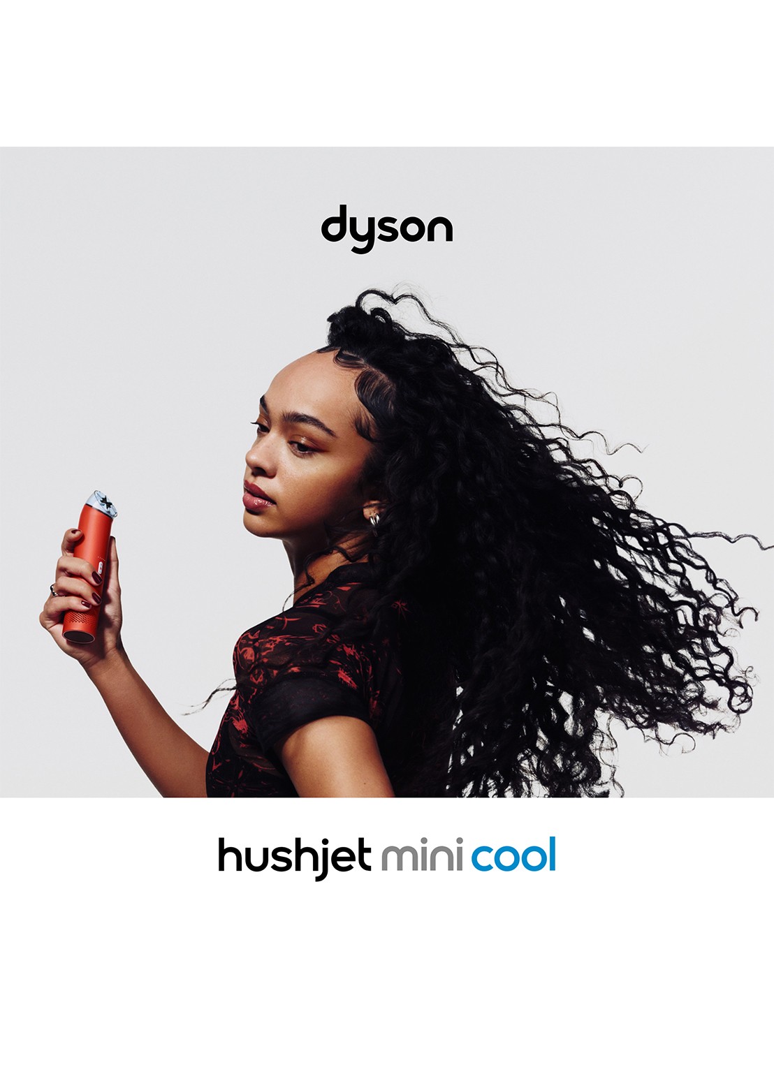 Dyson HushJet™ Mini Cool draagbare ventilator - voorkant 3 rood