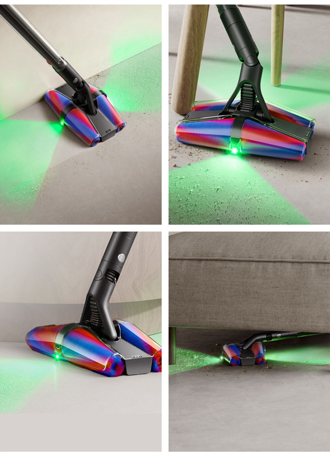 Dyson PencilVac™ draadloze steelstofzuiger - detail 2 grijs