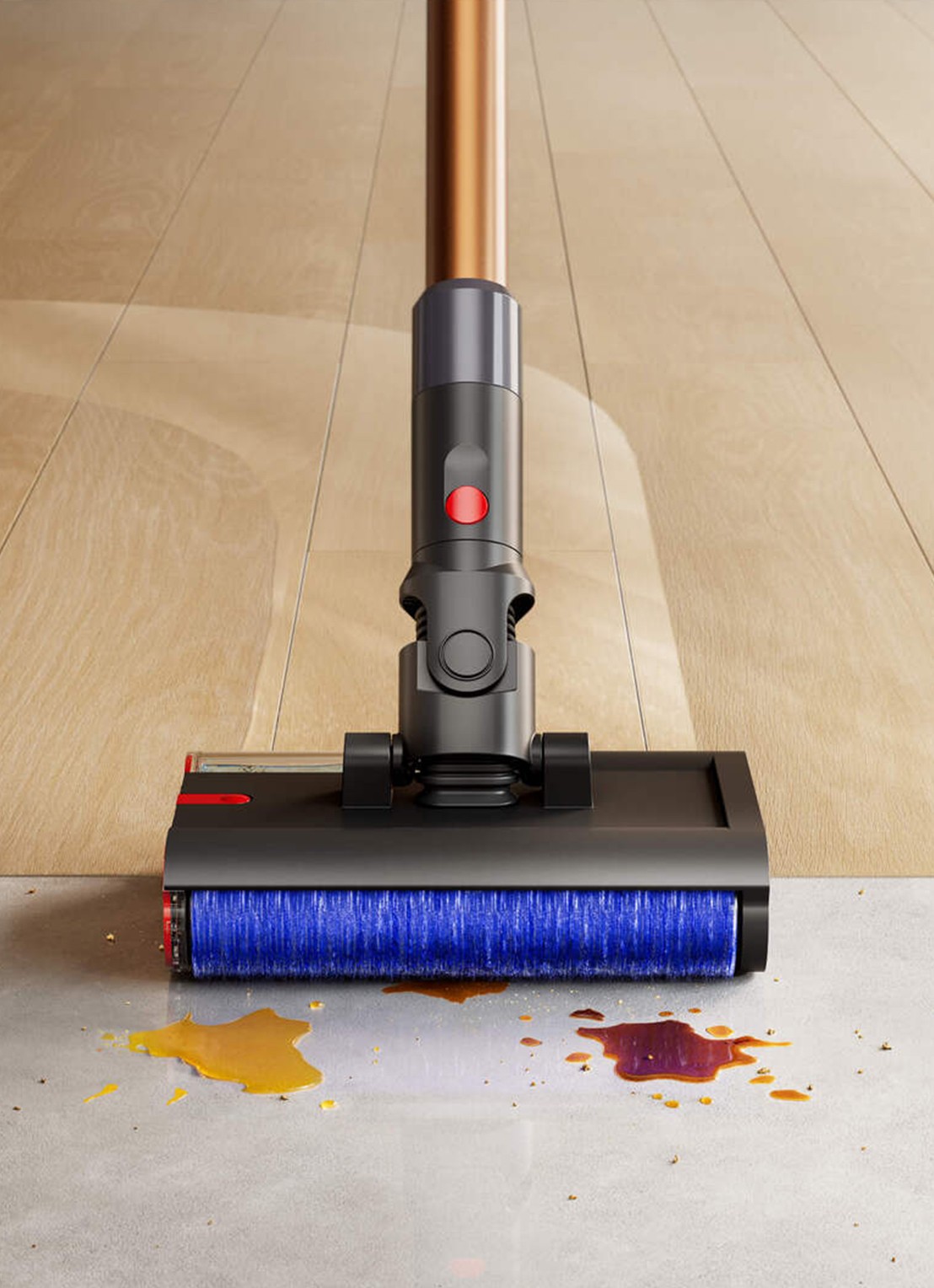 Dyson PencilWash™ vloerreiniger 115 cm - detail 3 oranje