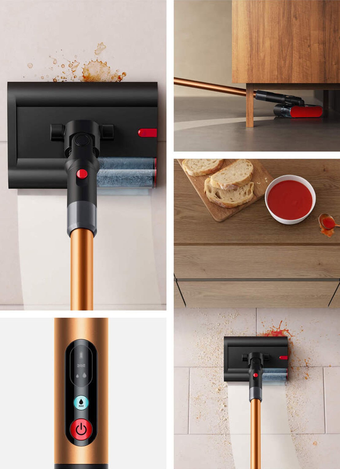 Dyson PencilWash™ vloerreiniger 115 cm - detail 7 oranje