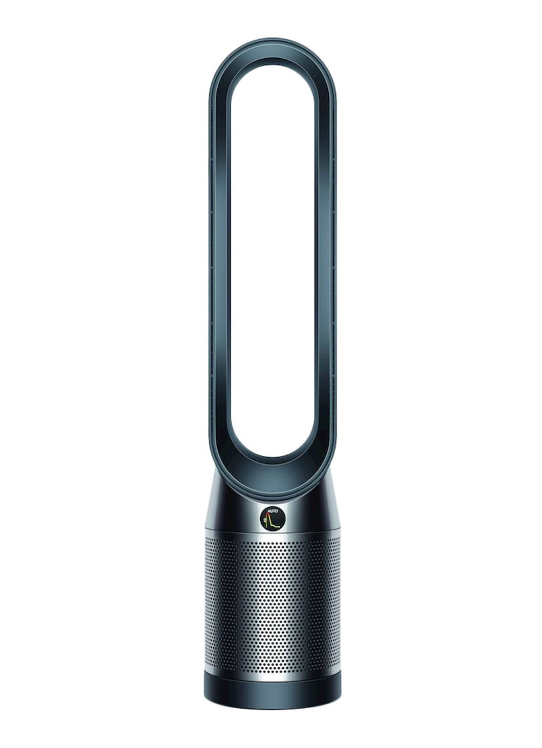 Dyson Pure Cool Tower luchtreiniger en vloerventilator, 105 cm hoog - voorkant zwart