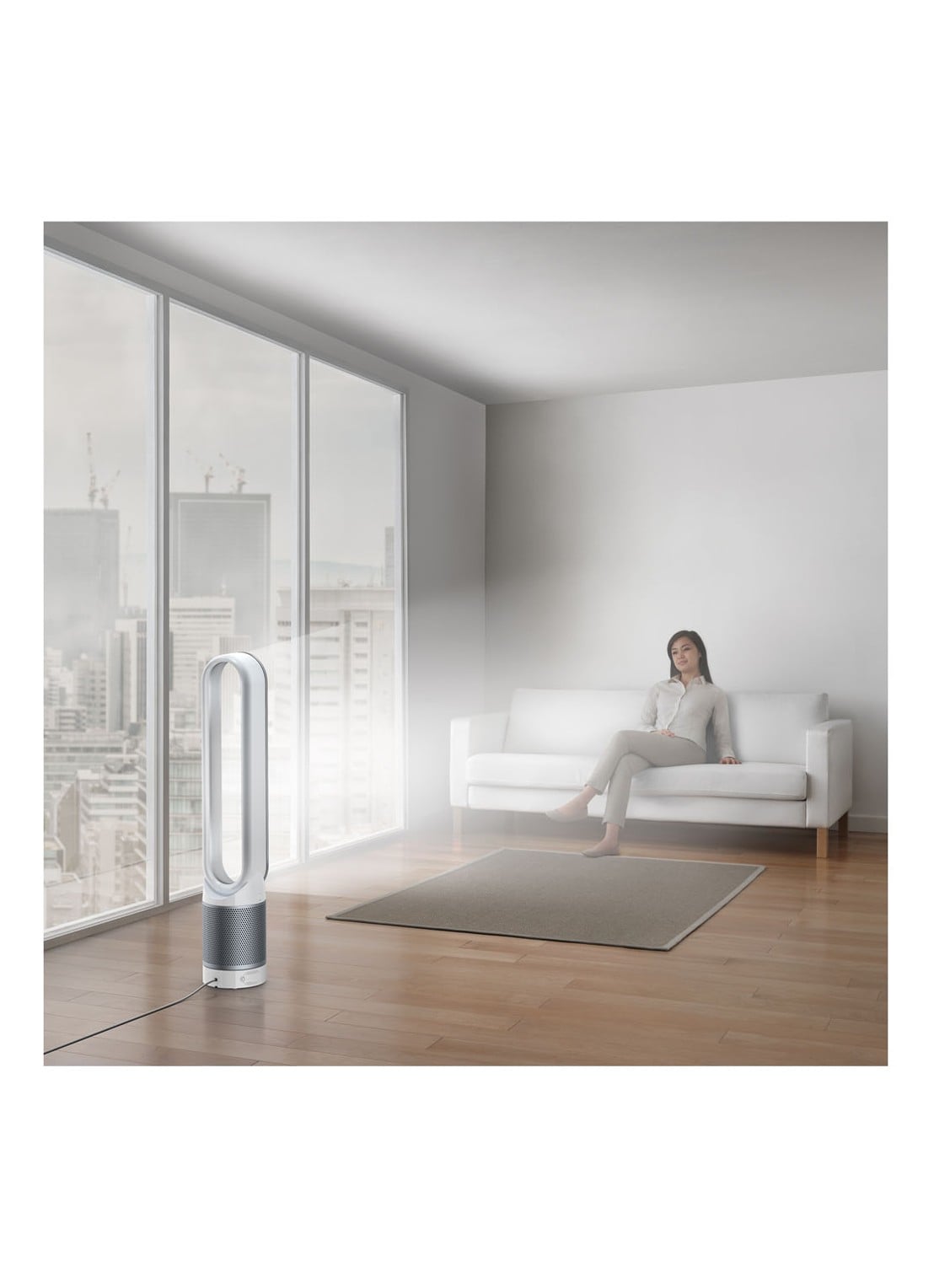 Dyson Purifier Cool luchtreiniger & vloerventilator, 101,8 cm hoog      - detail 2 zilver