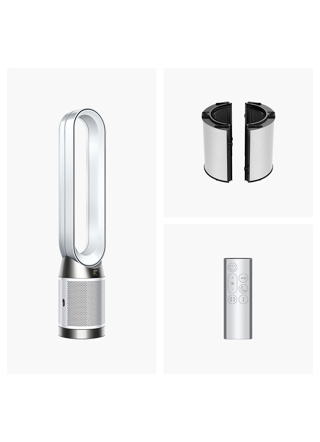 Dyson Purifier Cool PC1 luchtreiniger & vloerventilator, 105 cm - detail 5 zilver