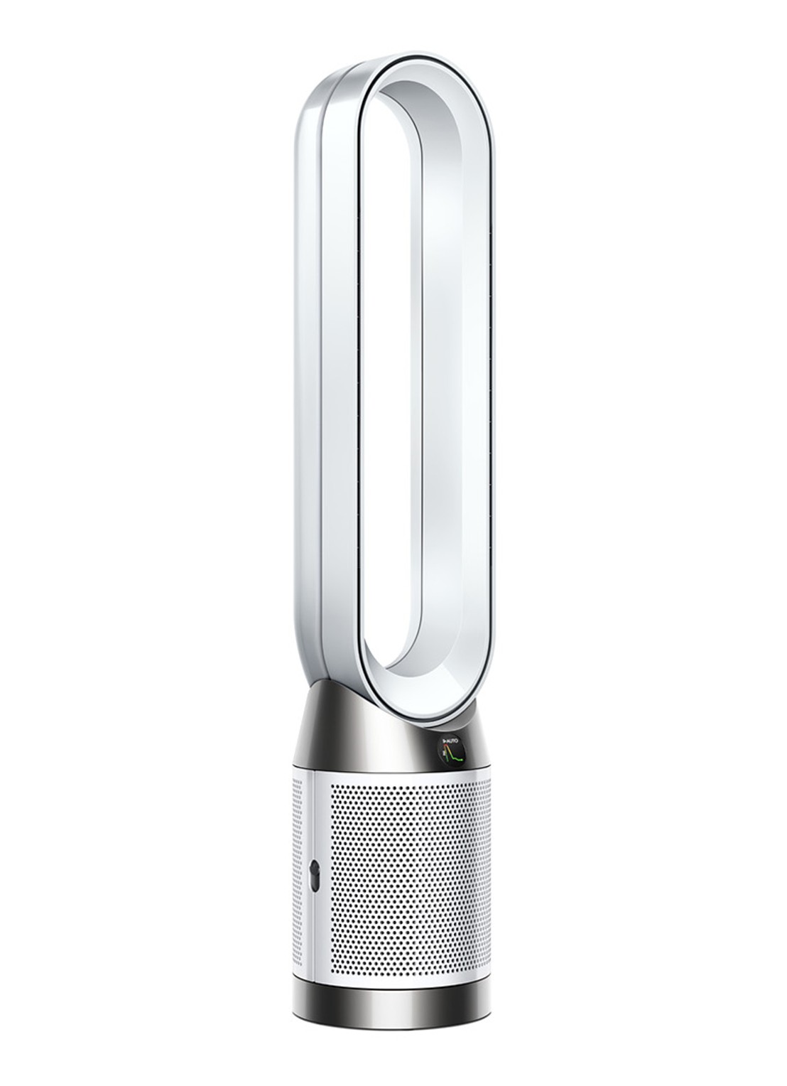 Dyson Purifier Cool PC1 luchtreiniger & vloerventilator, 105 cm - voorkant zilver