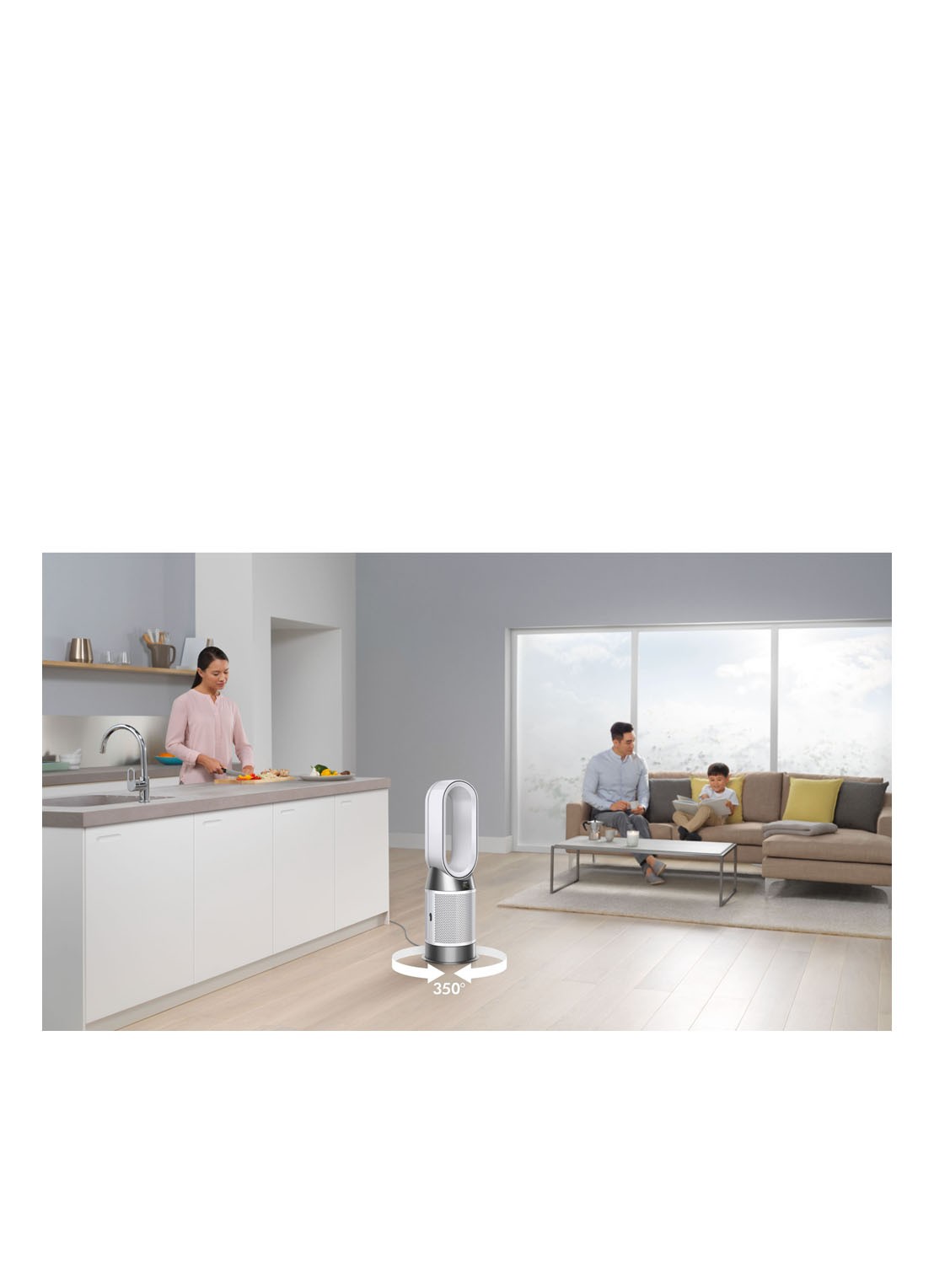 Dyson Purifier Hot+CoolTM Gen1 luchtreiniger, verwarmer & torenventilator, 75,6 cm hoog  - detail 5 undefined