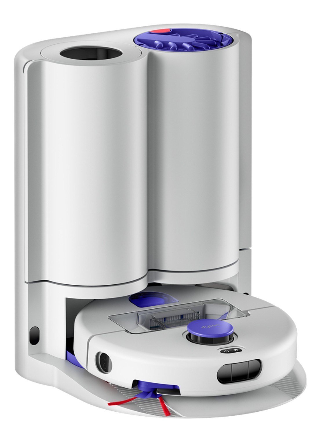 Dyson R2 Nurovi Wash+Dry robotstofzuiger - voorkant zilver