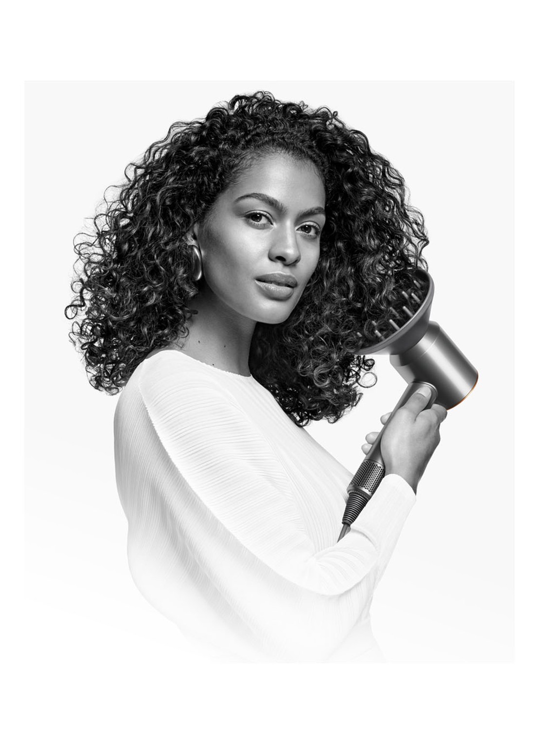 Dyson Supersonic™ föhn Curly+Coily - Pruisisch blauw / Koper - detail pruisisch blauw / koper