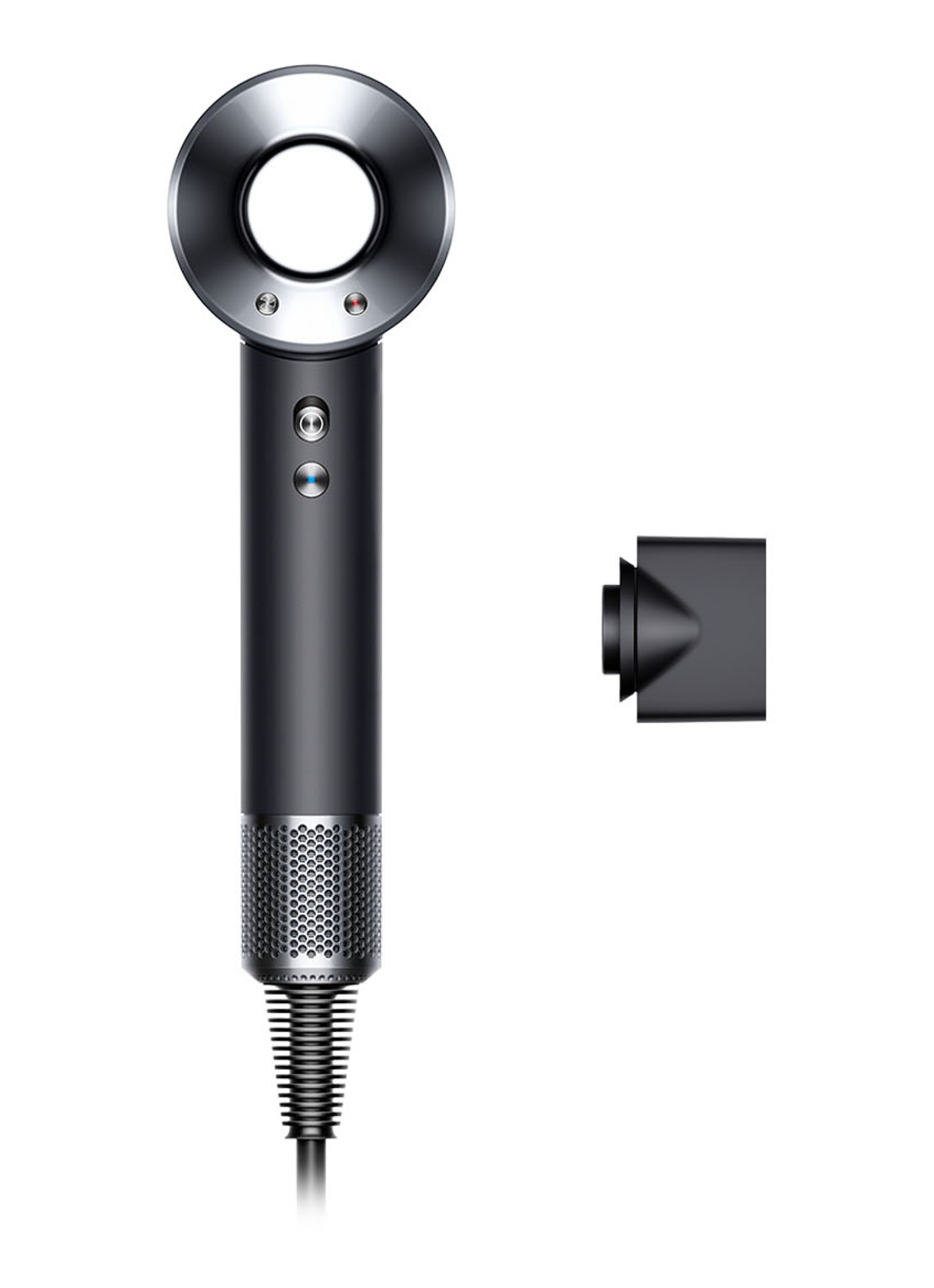 Dyson Supersonic Föhn Origin - zwart / nikkel - voorkant zwart / nikkel