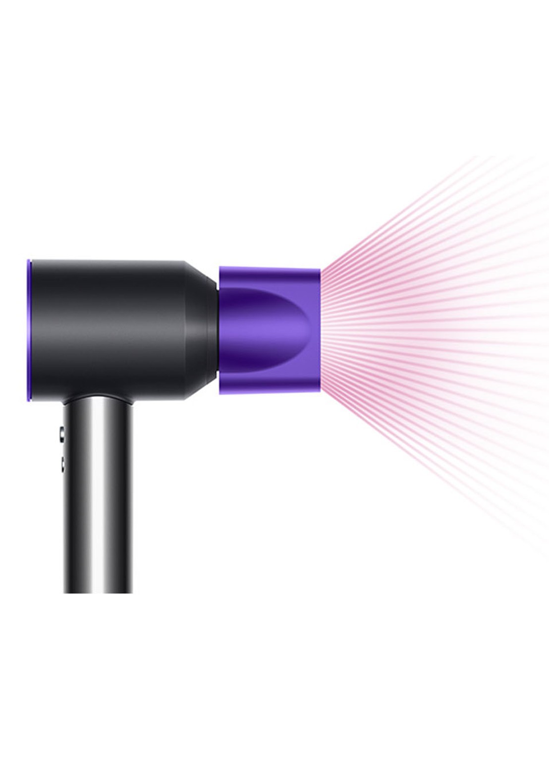 Dyson Supersonic föhn - zwart / paars - detail 3 paars