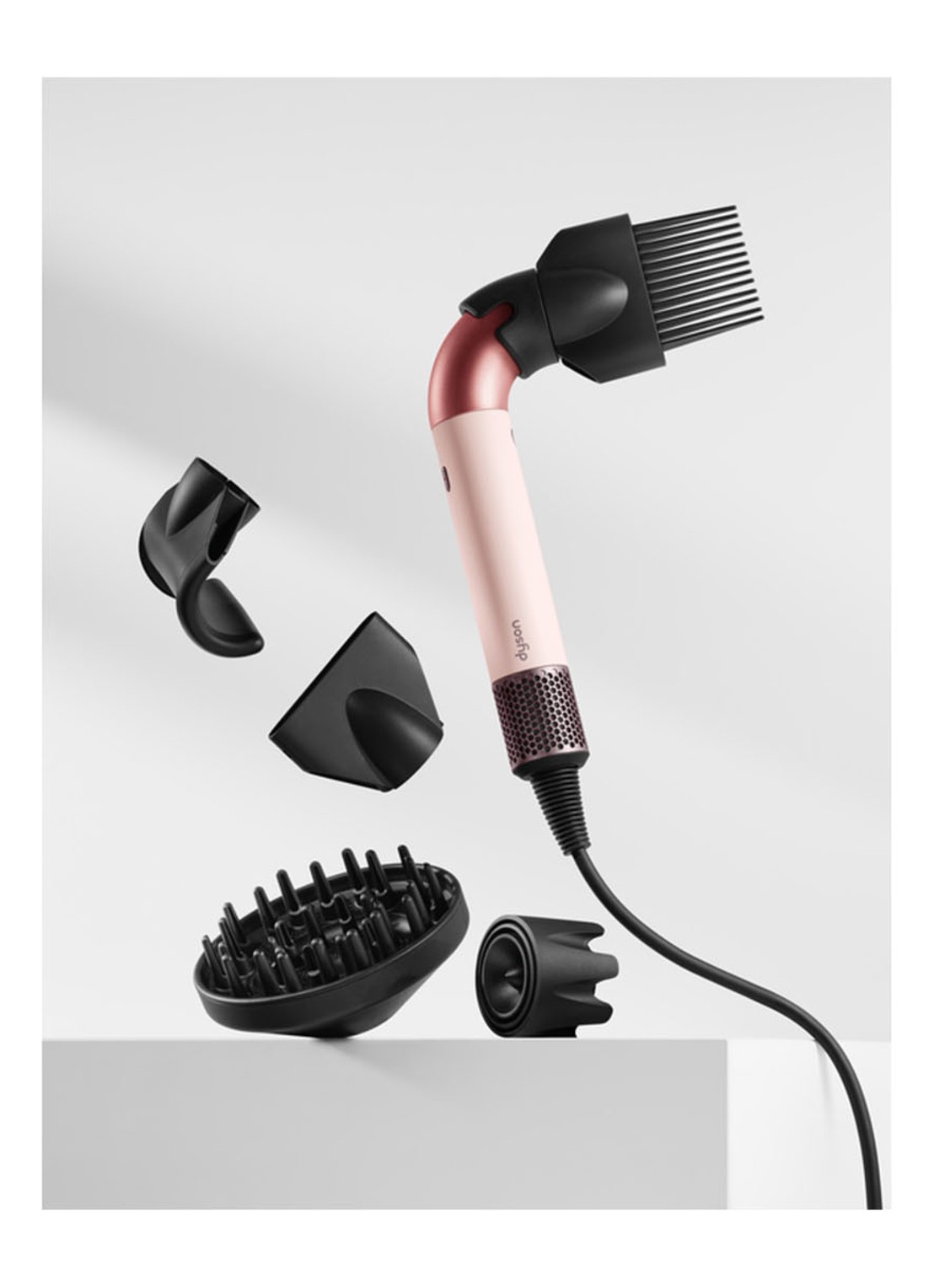 Dyson Supersonic r Föhn Curly+Coily - Ceramic Pink / Rose Gold - detail 2 ceramic pink / rose gold