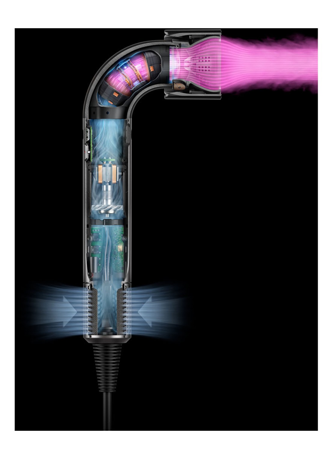 Dyson Supersonic r Föhn Curly+Coily - Ceramic Pink / Rose Gold - detail 4 ceramic pink / rose gold