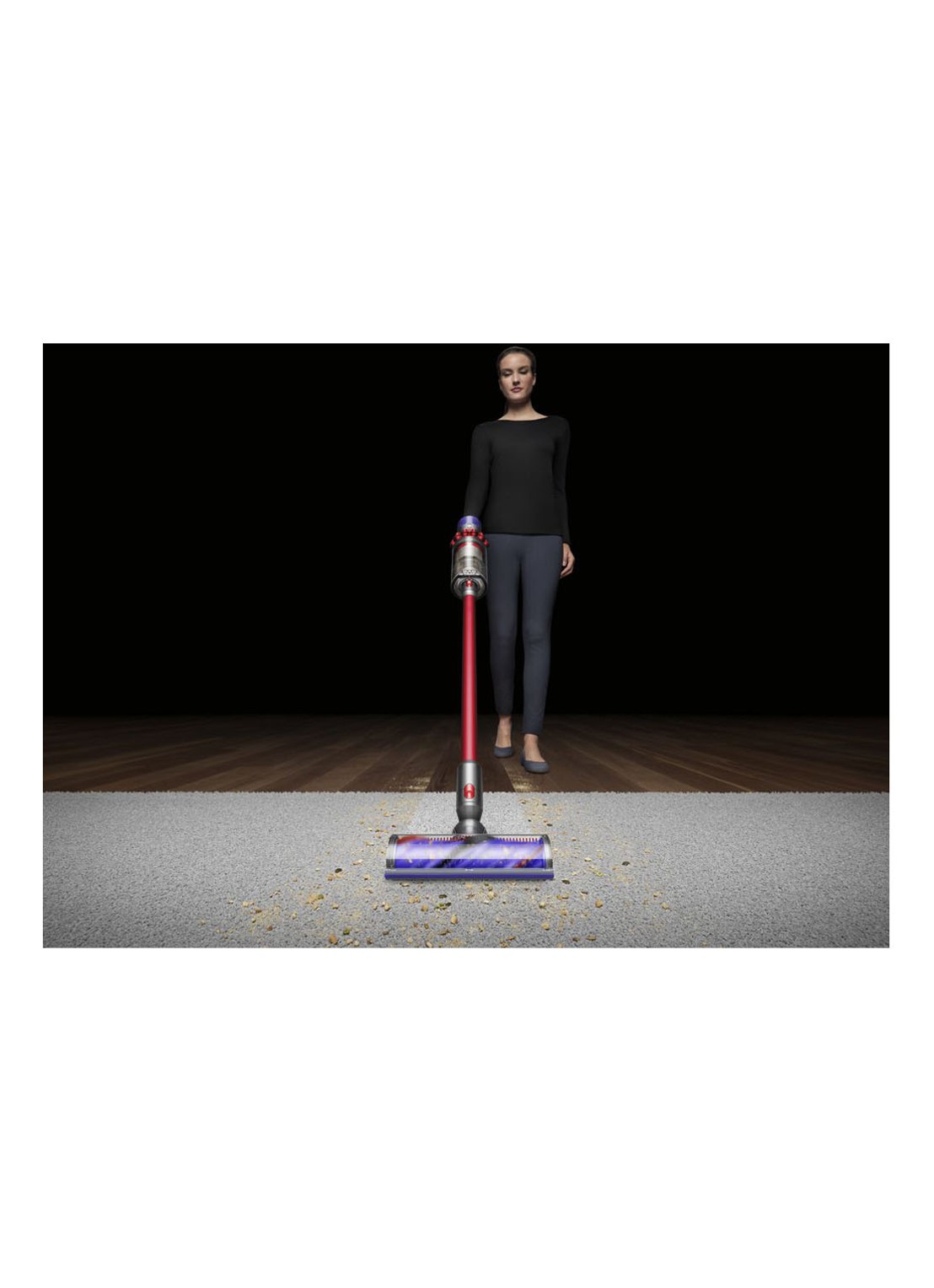 Dyson V10 Absolute + draadloze steelstofzuiger 126,6 cm - nikkel / koper  - detail koper