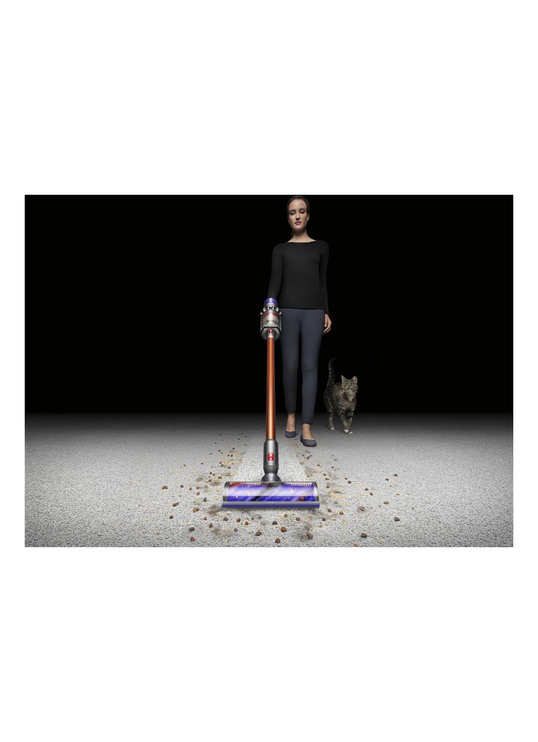Dyson V10 Absolute snoerloze steelstofzuiger 124,9 cm - koper   - detail 5 koper