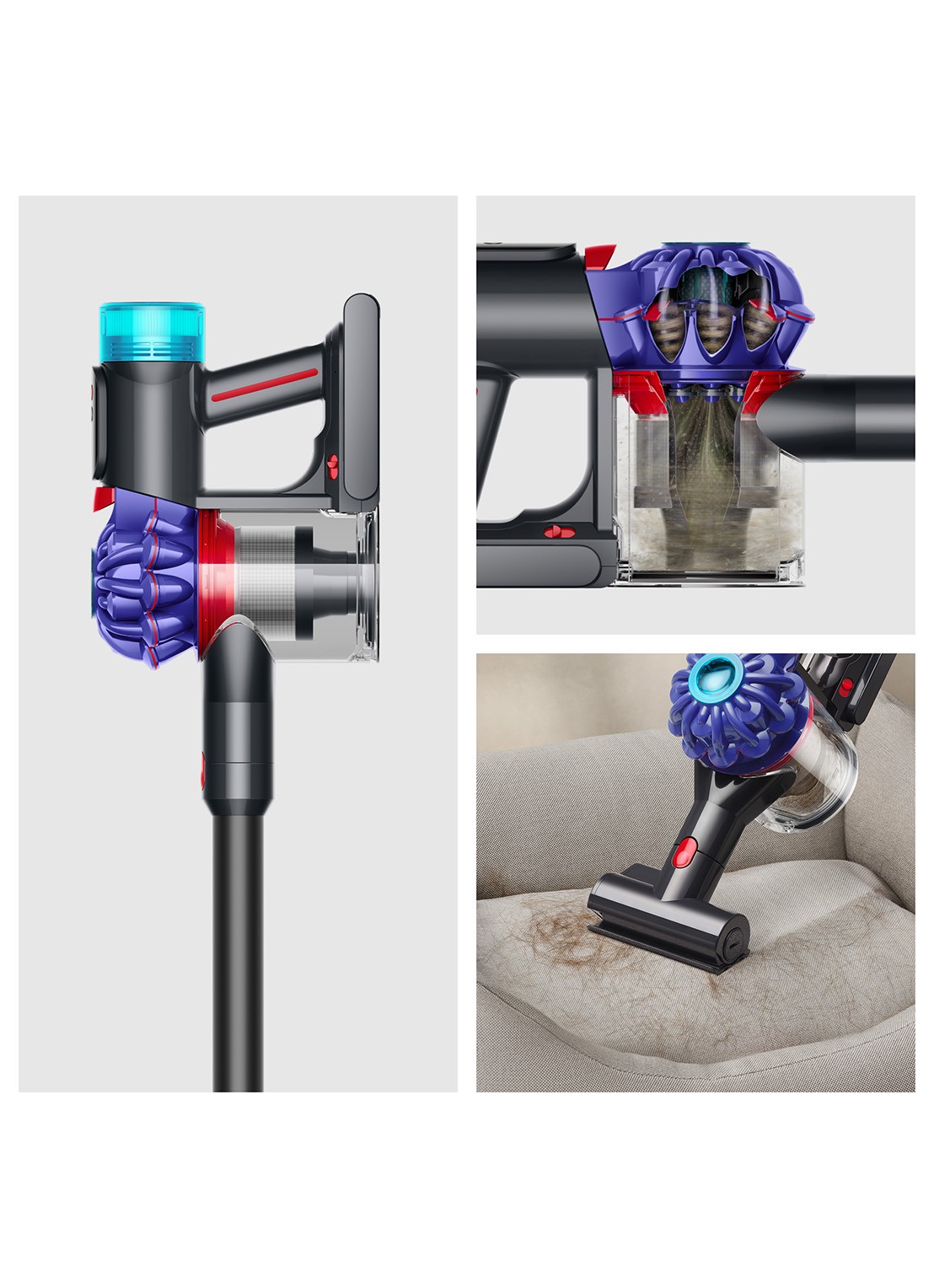 Dyson V10 Konical steelstofzuiger - detail zwart