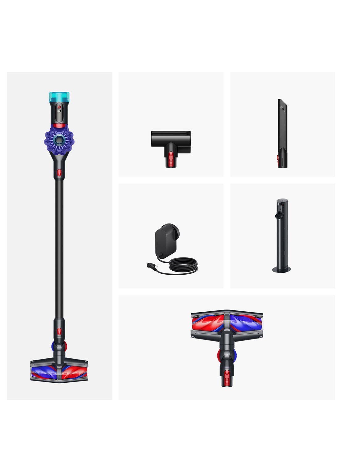 Dyson V10 Konical steelstofzuiger - detail 2 zwart