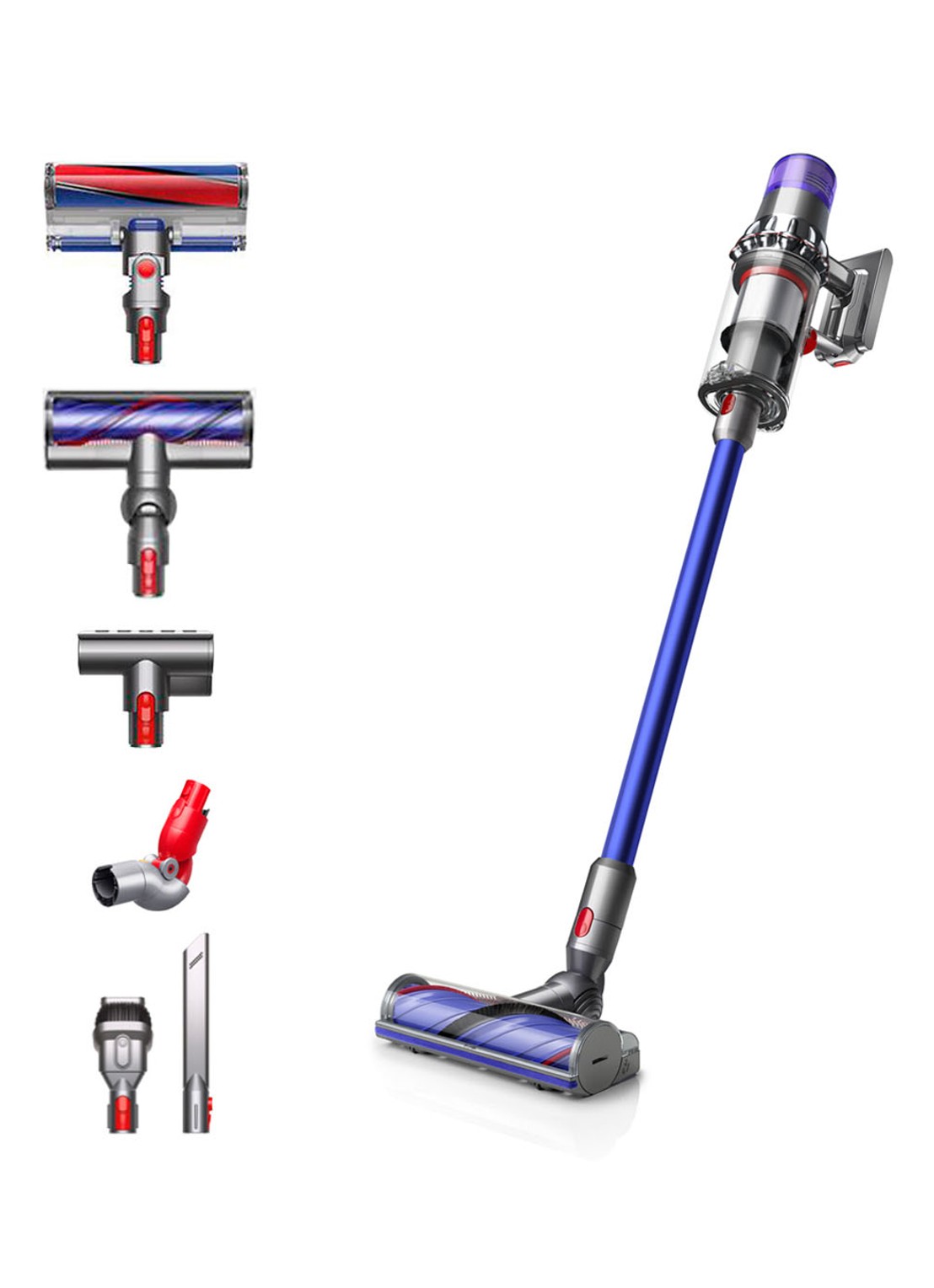 Dyson V11 Absolute draadloze steelstofzuiger  - detail multicolor