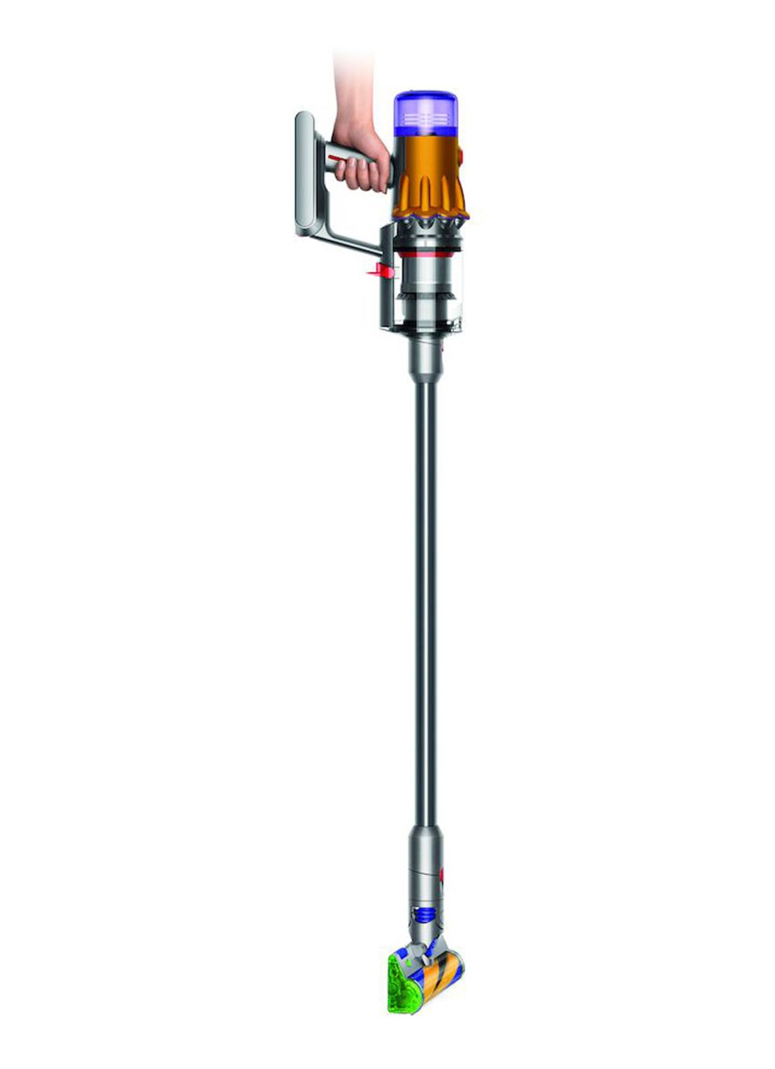 Dyson V12 Detect Slim Absolute (2022) - detail 2 grijs