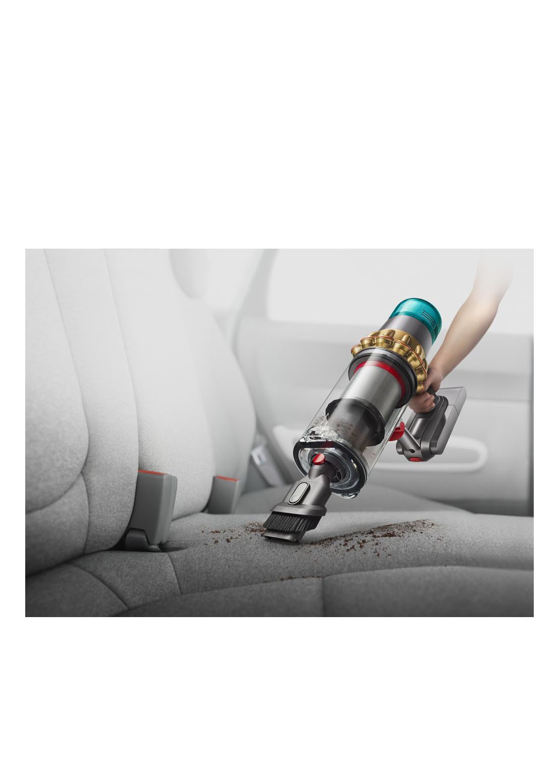 Dyson V15 Detect Absolute steelstofzuiger  - detail 4 goud