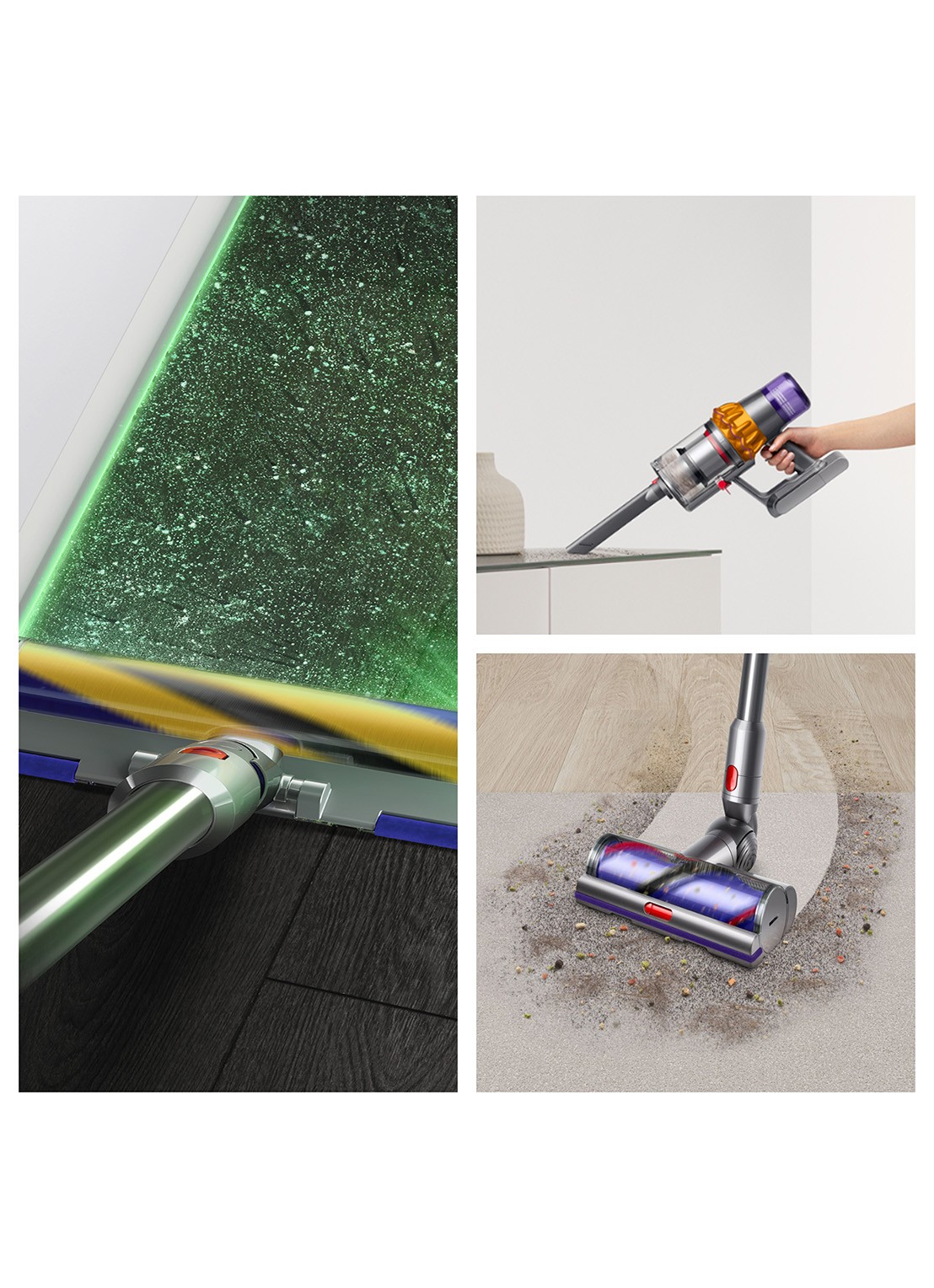 Dyson V15 Detect Absolute steelstofzuiger - detail 4 zilver
