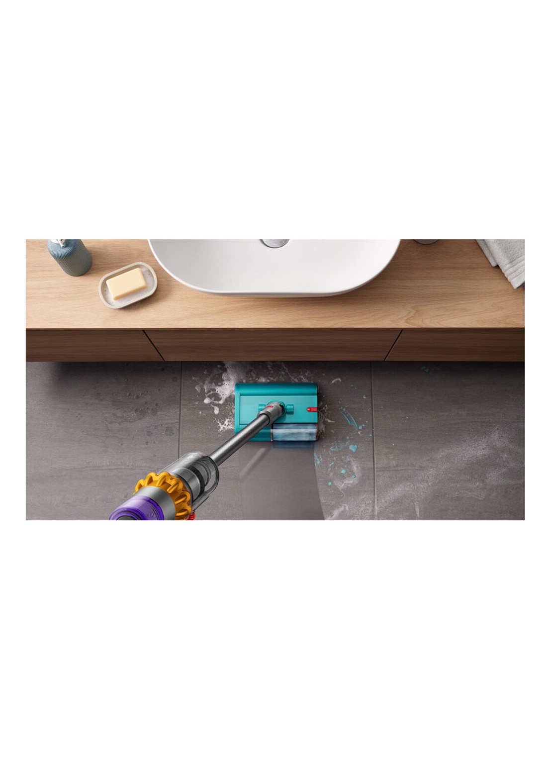 Dyson V15 Detect Submarine steelstofzuiger 127,6 cm - nikkel / geel  - detail 2 undefined