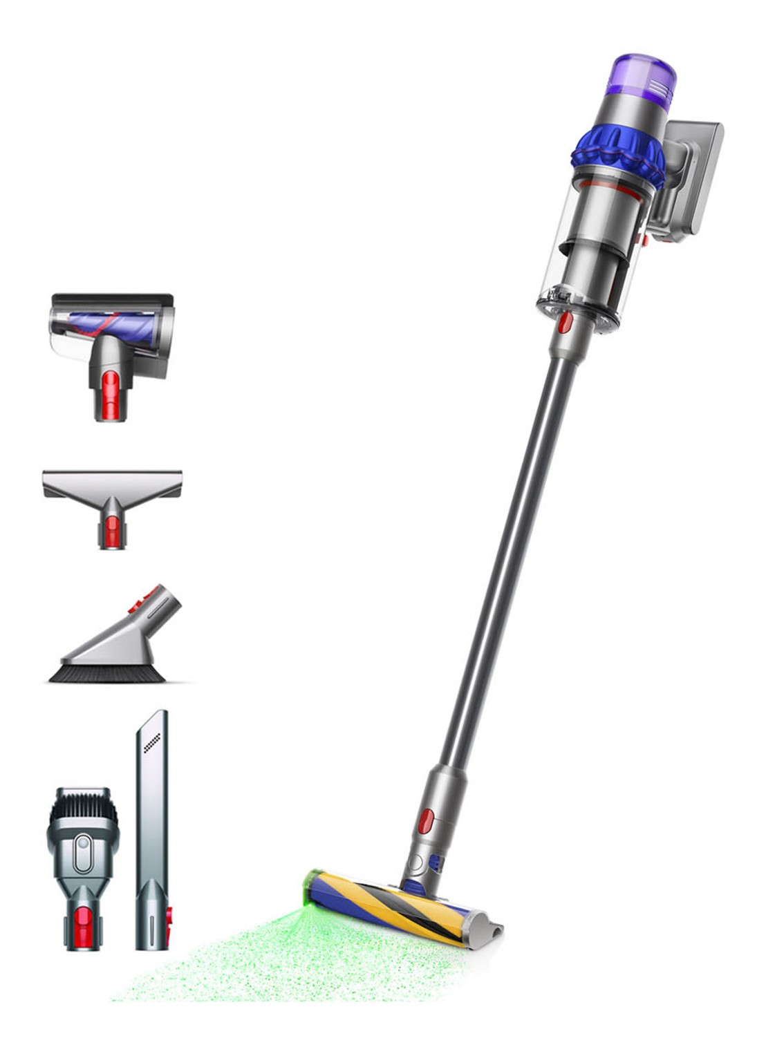 Dyson V15 Fluffy steelstofzuiger - voorkant 4 antraciet
