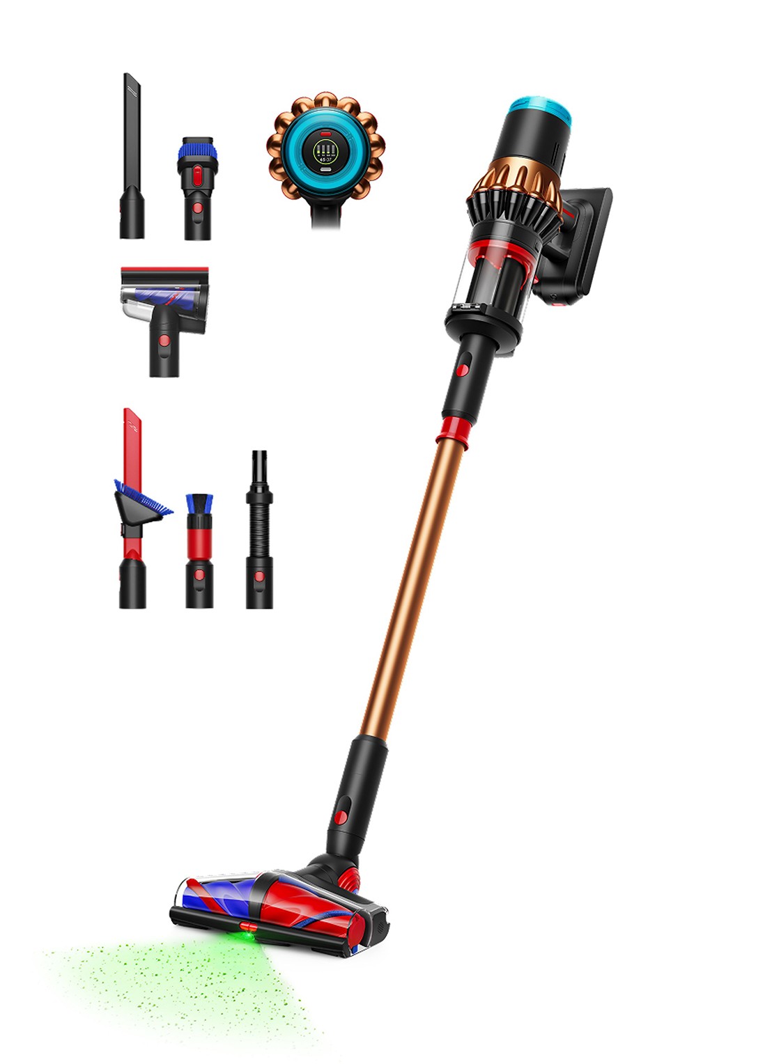 Dyson V16 Piston Animal™+ Detailreinigingsset draadloze steelstofzuiger - voorkant undefined