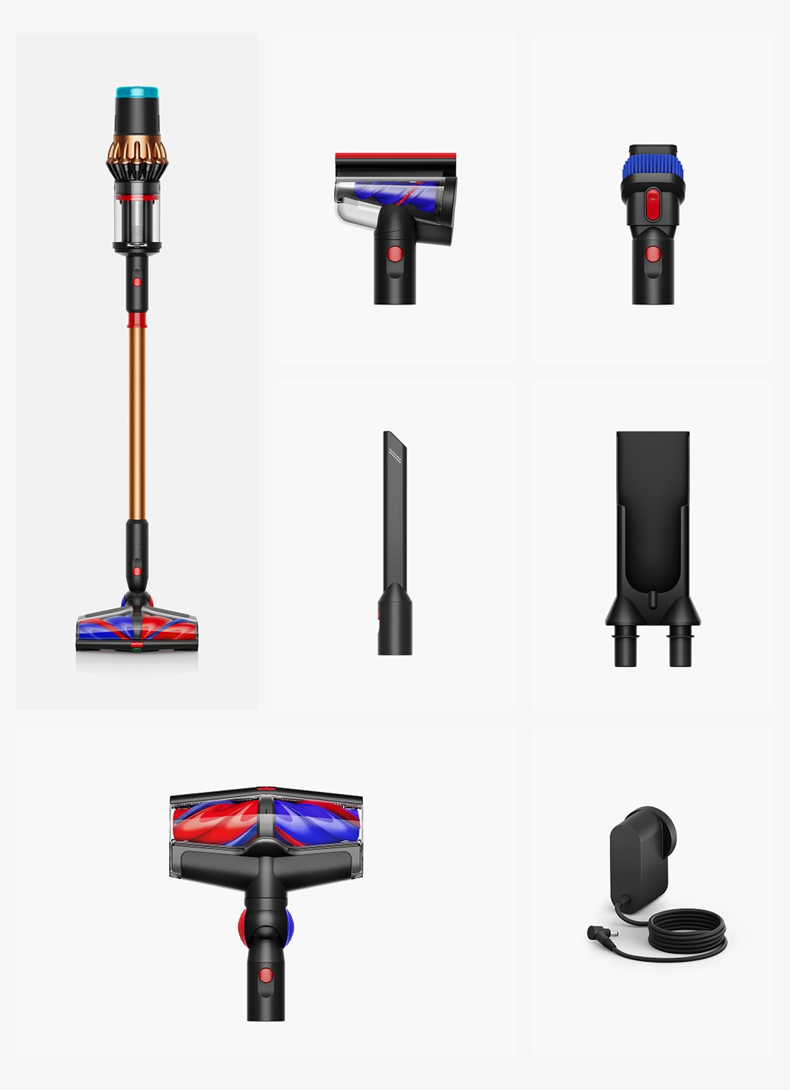 Dyson V16 Piston Animal™+ Detailreinigingsset draadloze steelstofzuiger - voorkant 2 undefined