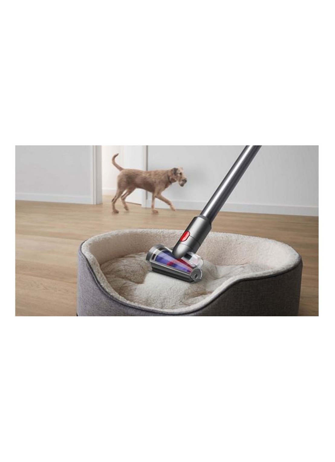 Dyson V8 Absolute (2022) draadloze steelstofzuiger 125,6 cm - zilver / nikkel - detail 4 zilver