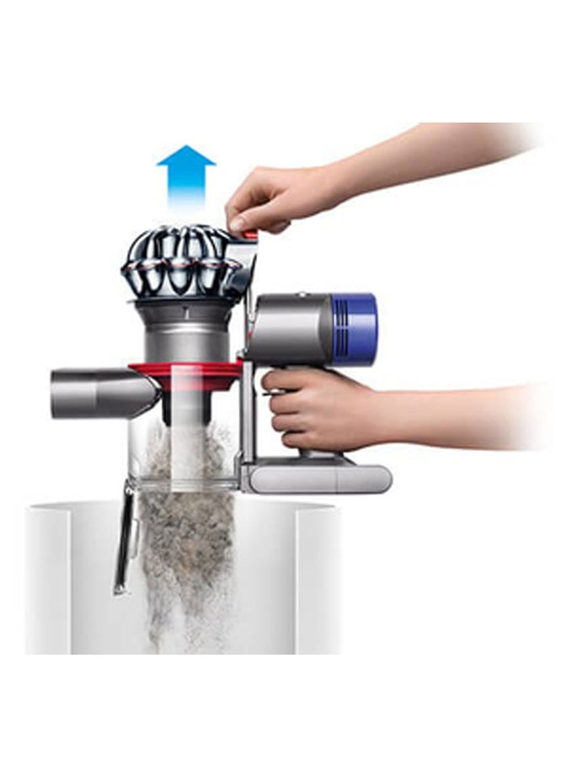 Dyson V8 Absolute snoerloze steelstofzuiger 124 cm - geel - detail 3 geel