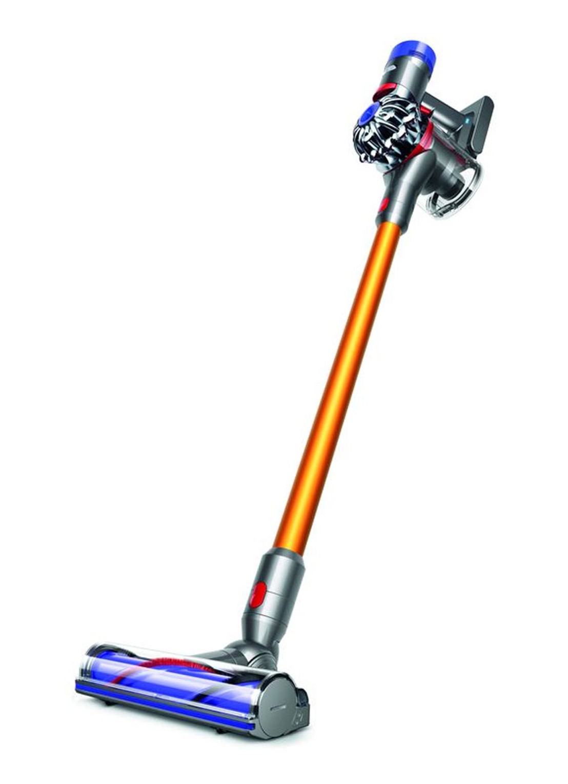 Dyson V8 Absolute snoerloze steelstofzuiger 124 cm - geel - voorkant geel