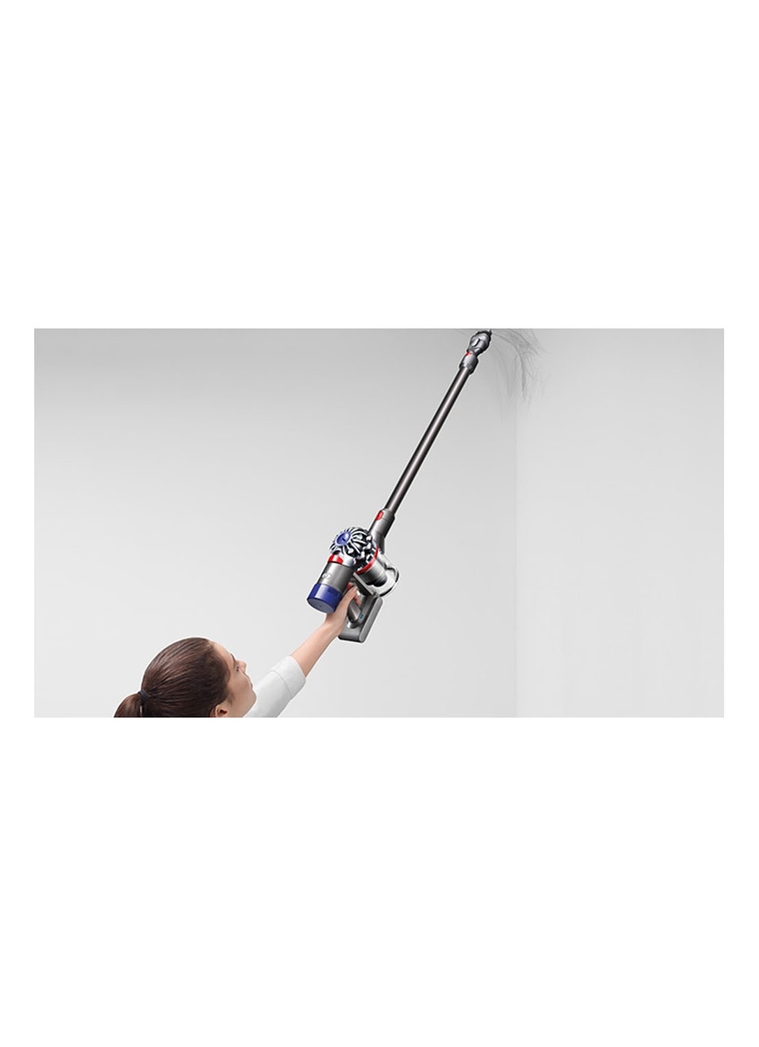 Dyson V8 Parquet snoerloze steelstofzuiger 124 cm - nikkel - detail 4 donkergrijs