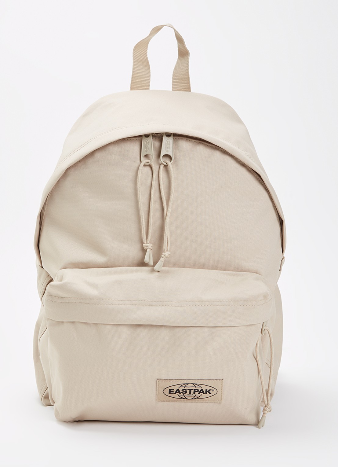 Eastpak Day Pak'r rugzak met 14 inch laptopvak - voorkant beige