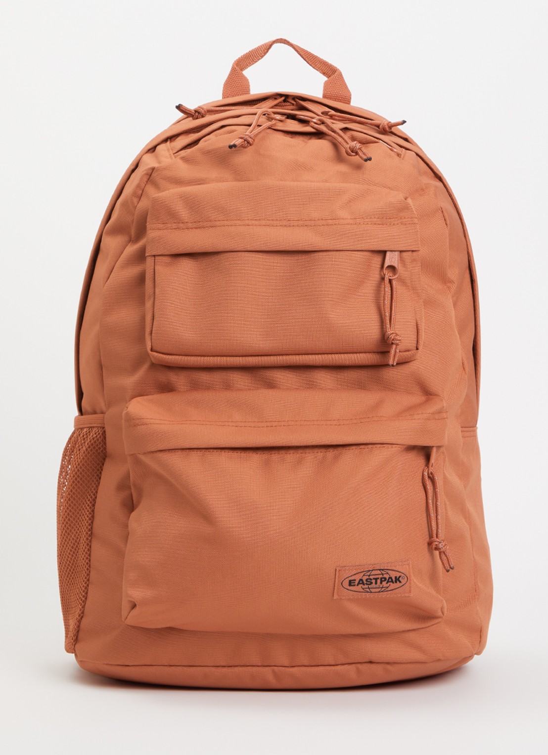 Eastpak DBL office rugzak met 17 inch laptopvak  - voorkant roestbruin