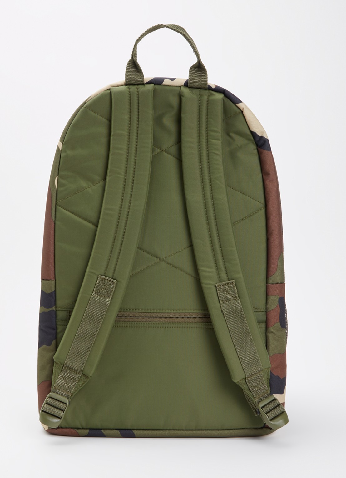 Eastpak Double Office rugzak met 16 inch laptopvak - achterkant legergroen