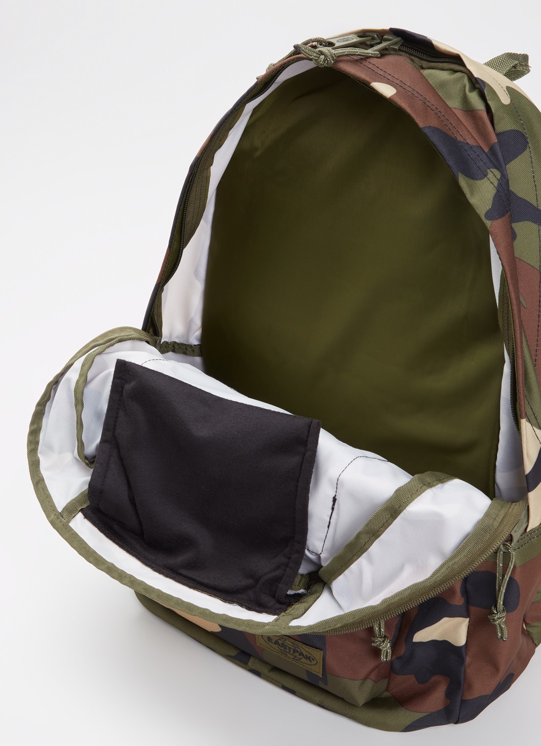 Eastpak Double Office rugzak met 16 inch laptopvak - detail 3 legergroen