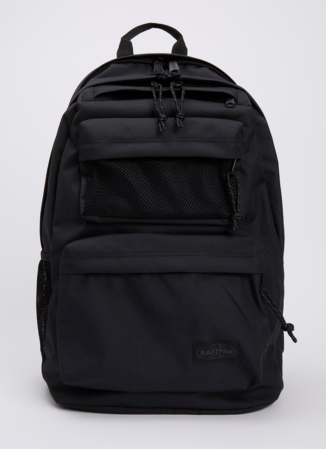 Eastpak Double Office rugzak met 17 inch laptopvak - voorkant 3 zwart