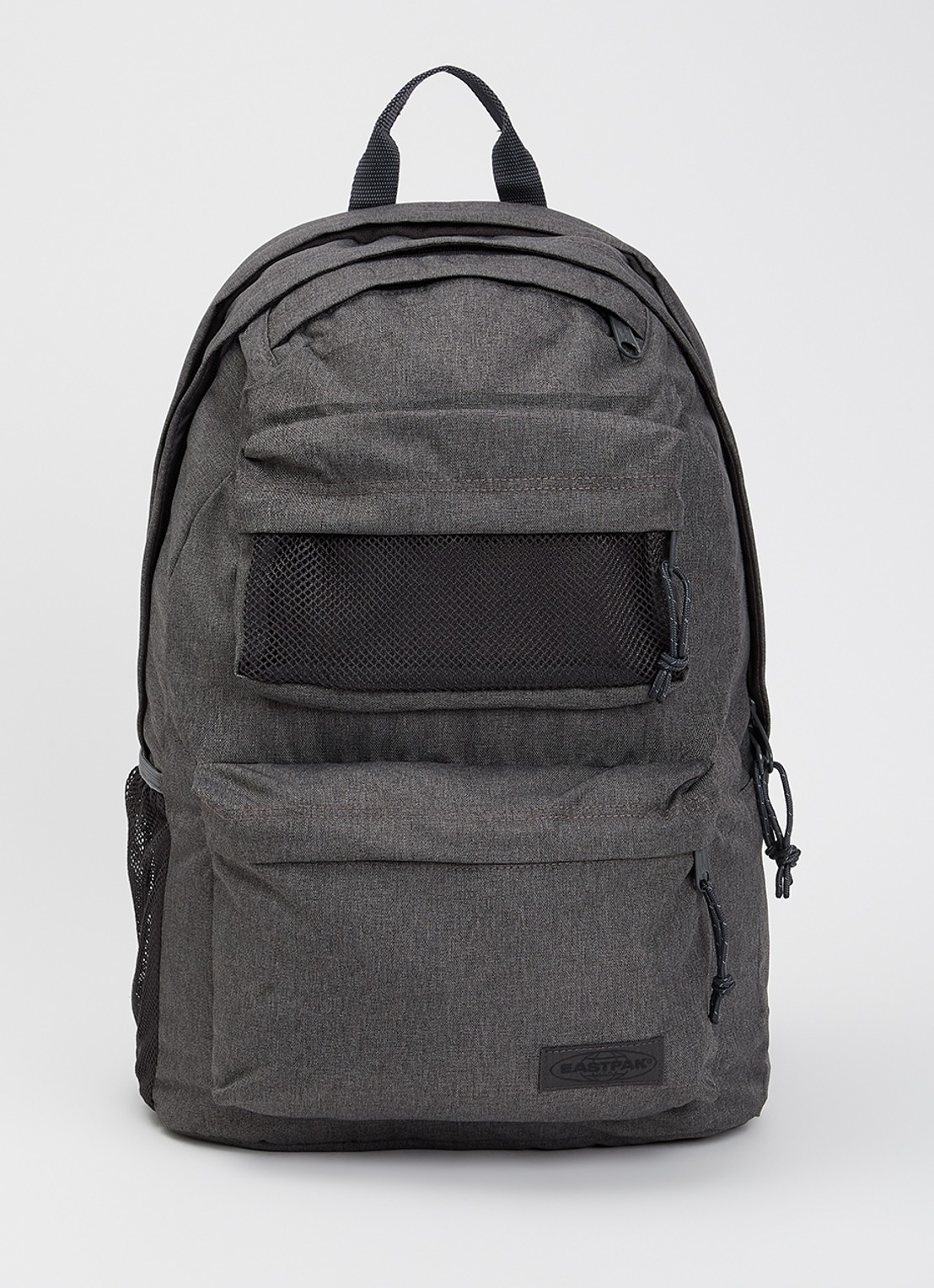 Eastpak Double Office rugzak met 17 inch laptopvak - voorkant 3 donkergrijs