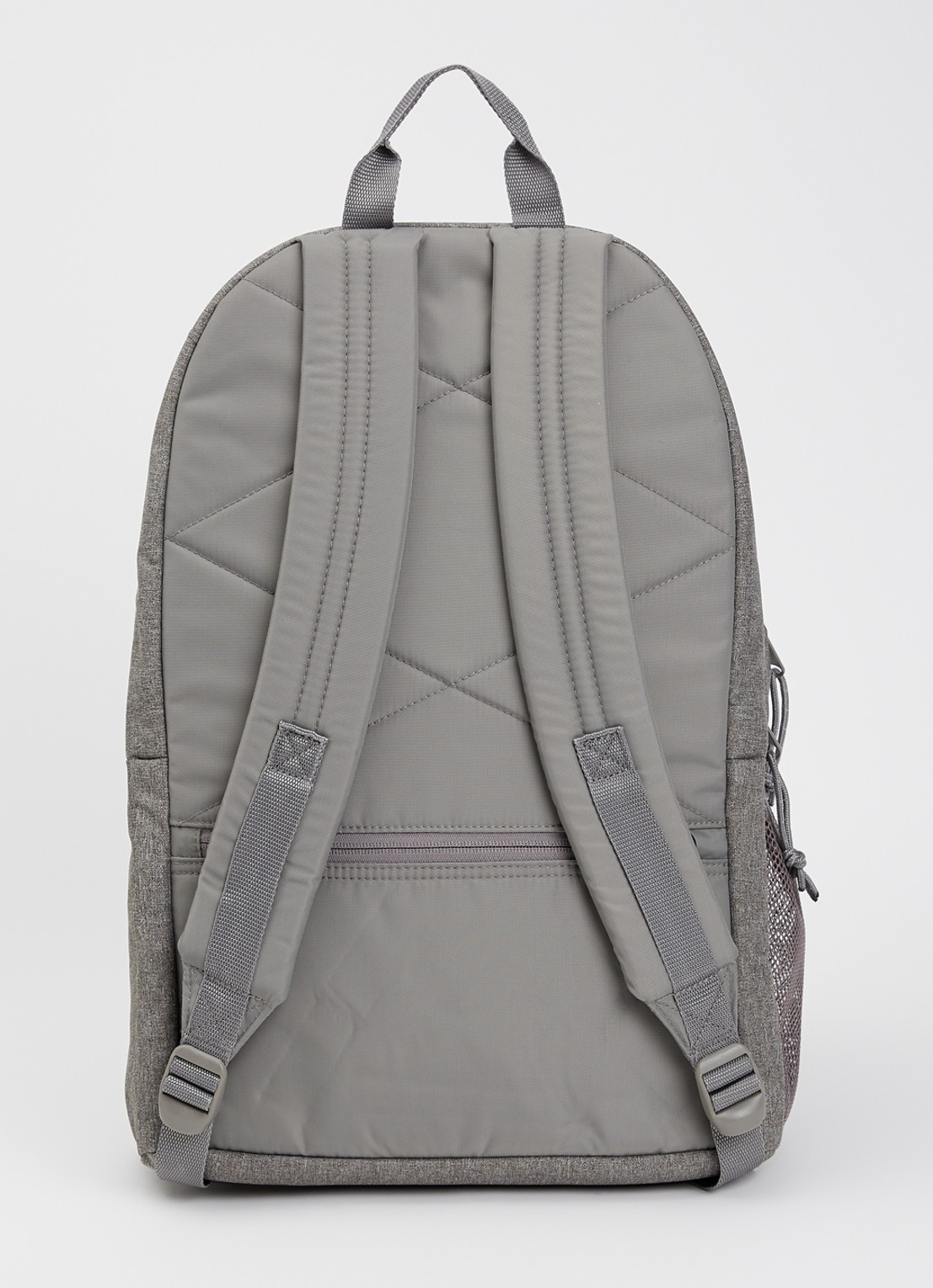 Eastpak Double Office rugzak met 17 inch laptopvak - achterkant grijs