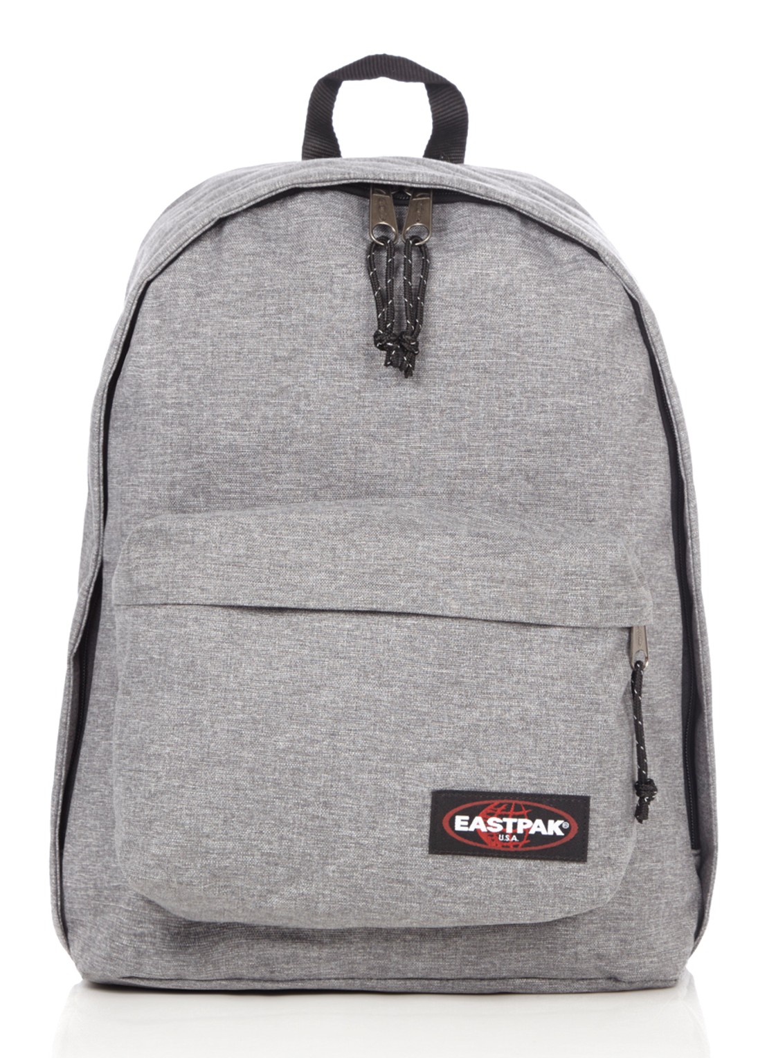 Eastpak Out of Office rugzak met 15 inch laptopvak - voorkant 3 grijsmele