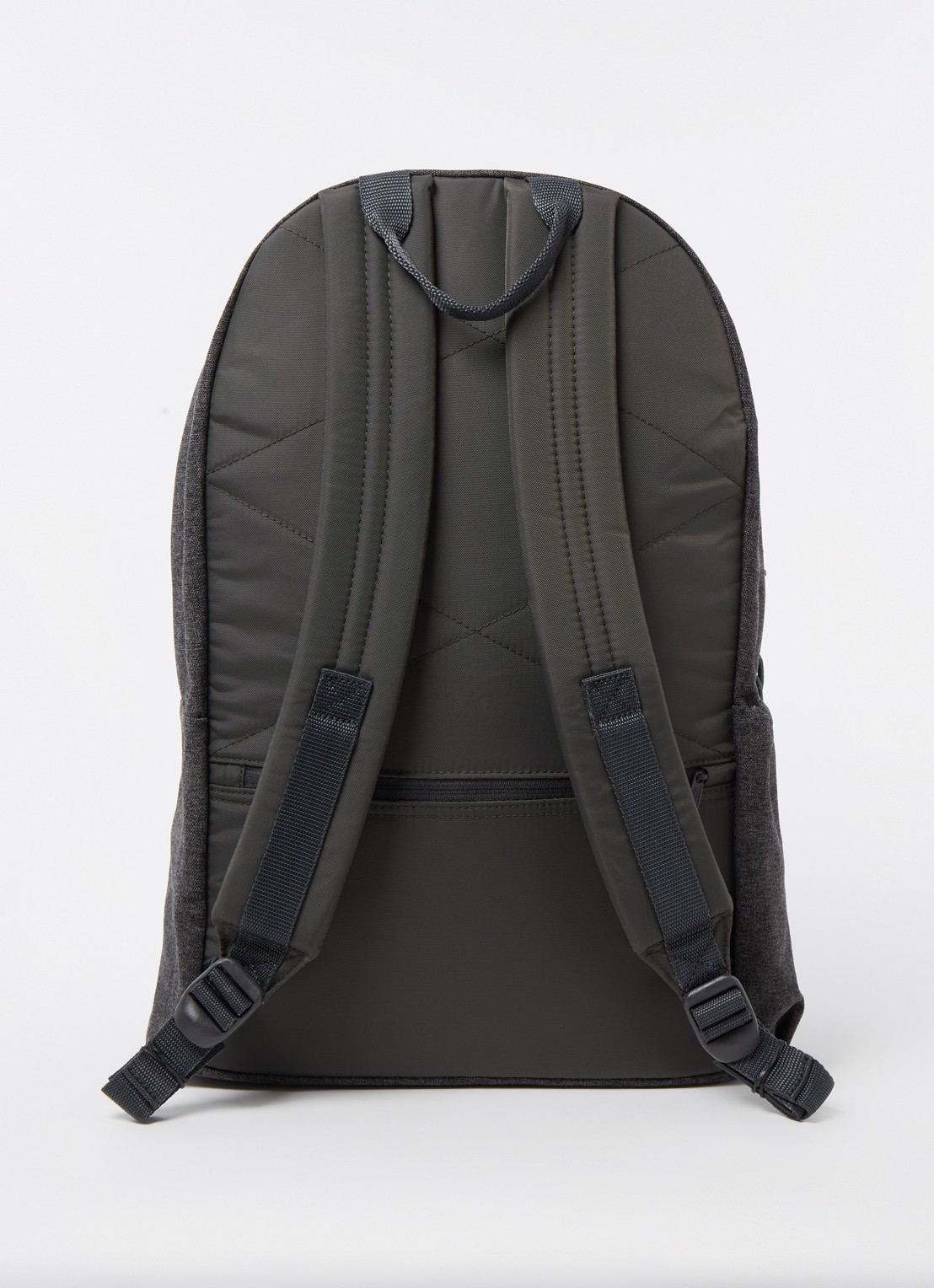 Eastpak Padded Double rugzak met 13 inch laptopvak - achterkant grijsmele
