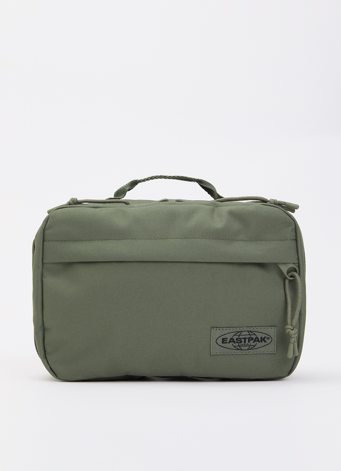 Eastpak Road Kit toilettas met waterafstotende coating - voorkant olijfgroen